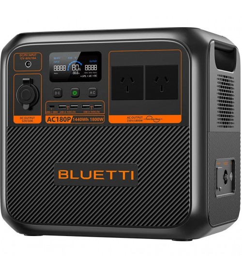 BLUETTI AC180 Solar Portable Power Station